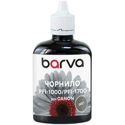 Чорнило Barva Canon PFI-1000/PFI-1700 100ml GY, pigment (C1700-980)