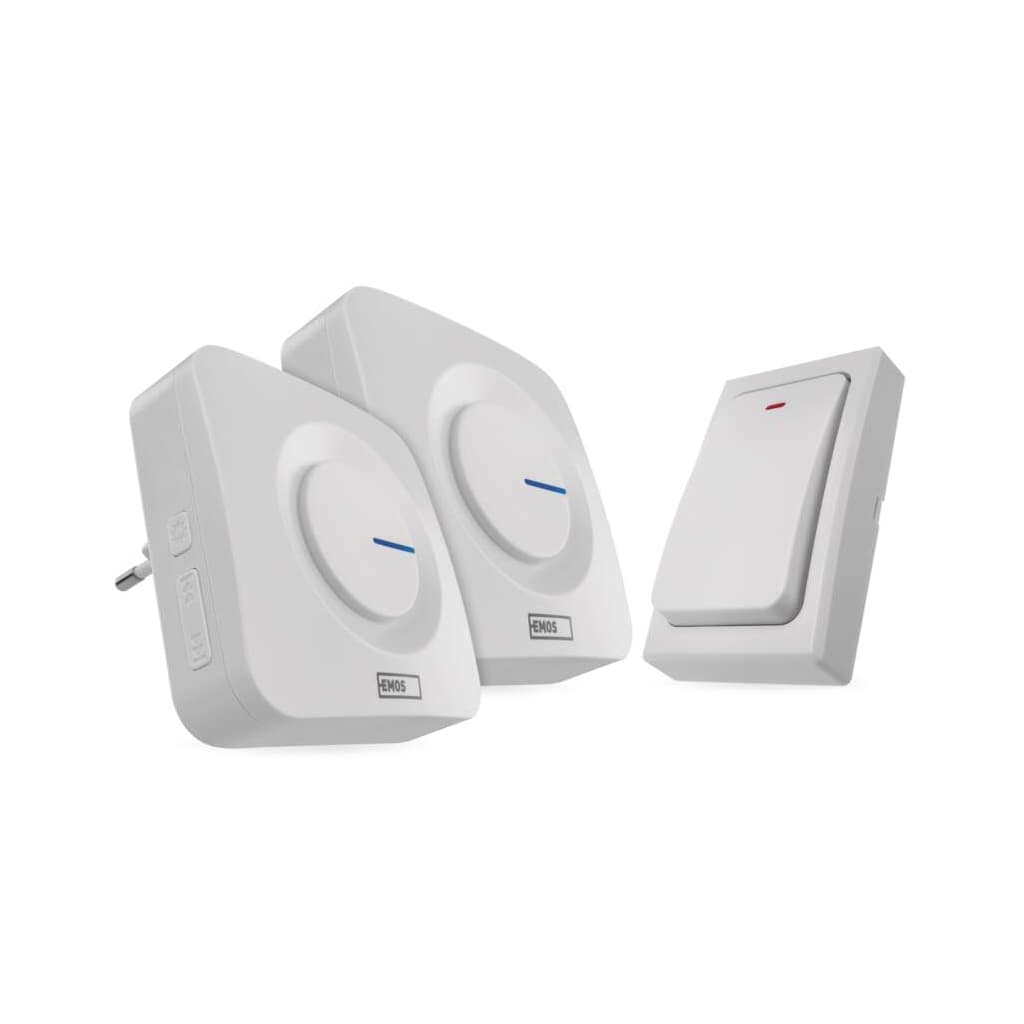 Дверний дзвінок EMOS бездротовий P5731 220В 2 приймачі (180м) (P5731)