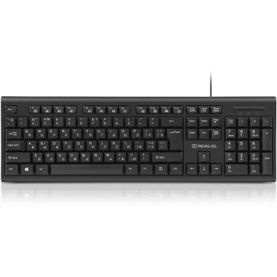Клавіатура REAL-EL RK-507 USB Black (EL123100050)