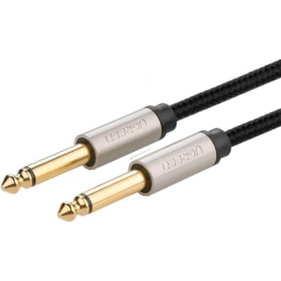 Кабель мультимедійний 6.35mm M to 6.35mm M 3.0m AV128 gray Ugreen (10639)