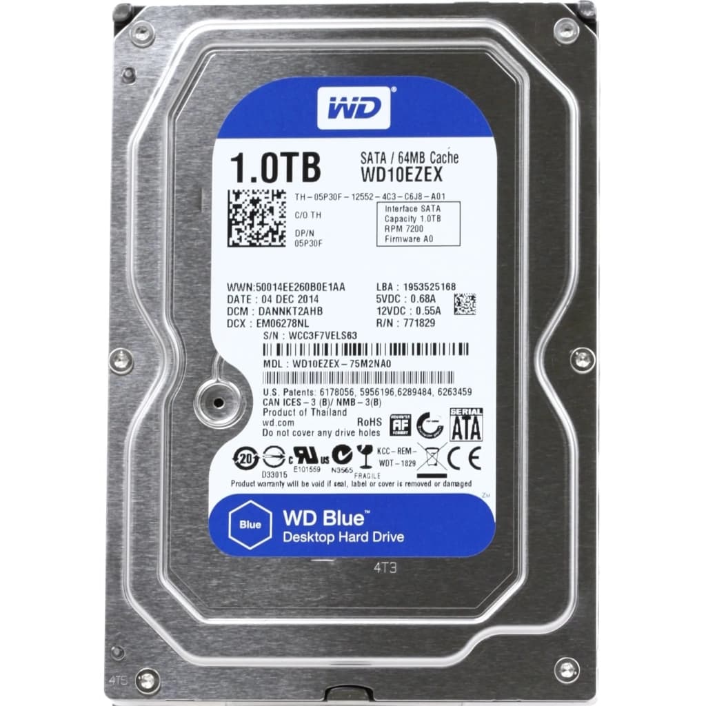 Жорсткий диск 3.5" 1TB WD (WD10EZEX)