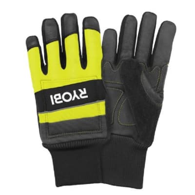 Захисні рукавиці Ryobi RAC258L, для роботи з ланцюговою пилкою, вологозахист, р. L (5132005711)