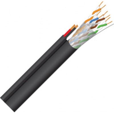 Кабель мережевий FinMark UTP 305м CAT5e 4P 24AWG-2x0.75 power PE B Drum (163692)