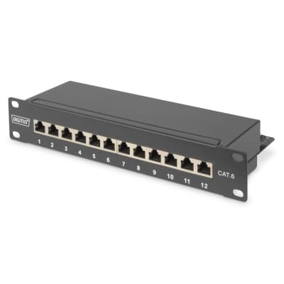Патч-панель Digitus 10" 1U 12 портов cat.6 STP в сборе (DN-91612S)