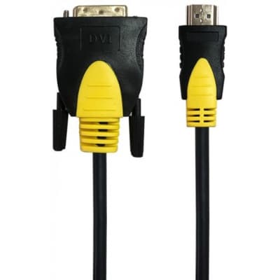Кабель мультимедійний HDMI M to DVI M 1.8m V1.3 18+1pin Maxxter (CCBP-HDMI-DVI-1.8)