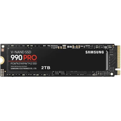 Накопичувач SSD M.2 2280 2TB 990 PRO Samsung (MZ-V9P2T0BW)