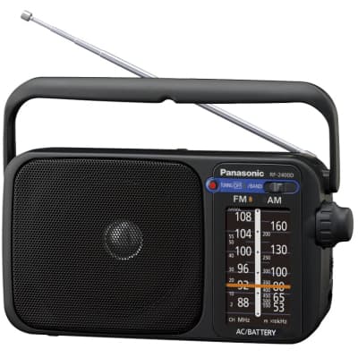 Портативний радіоприймач Panasonic RF-2400DEE-K Black (RF-2400DEE-K)