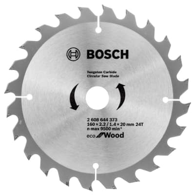 Диск пильний Bosch пиляльний Eco for WO 160x20/16-24T (2.608.644.373)