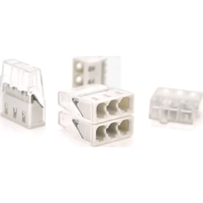 З'єднувач кабелю 3-pin самозажимна аналог WAGO К773-203, 50штпак Voltronic (К773-203/50)