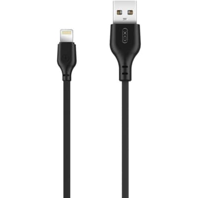 Дата кабель USB 2.0 AM to Lightning 1.0m 2.1A black XO (XO-NB-103-L-1-BK)