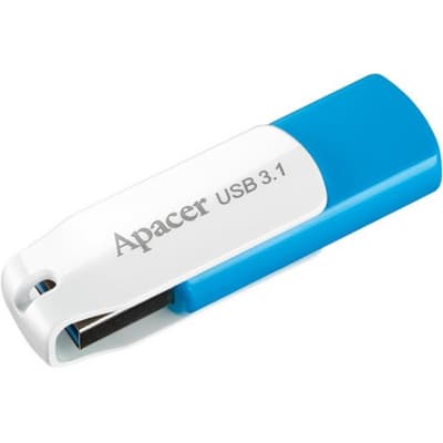 USB флеш накопичувач Apacer 128GB AH357 Ocean Blue USB 3.2 (AP128GAH357U-1)
