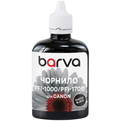 Чорнило Barva Canon PFI-1000/PFI-1700 100ml PBK, pigment (C1700-974)