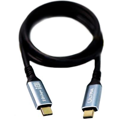 Дата кабель USB-C to USB-C 1.0m 10Gbps 100W black Ultra (UC107-0100)