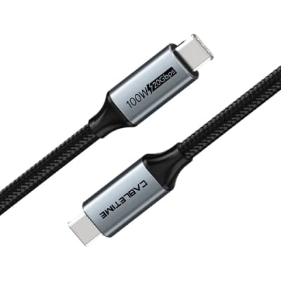 Дата кабель USB-C to USB-C 2.0m 100W USB3.1 20Gbps 4K60Hz Cabletime (CA914234)