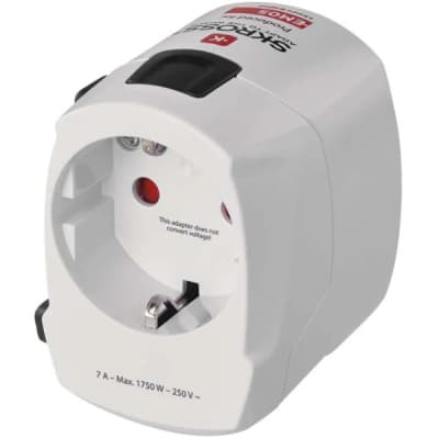 Перехідник Travel Adapter EU to US,AS,AUS,NZ,CN,AF,ME,GB,CH,IT,HK,INr EMOS (P0056N)