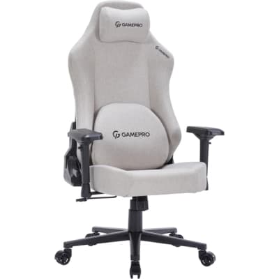 Крісло ігрове GamePro FGC750LG Size L Fabric Light Gray (FGC750LG)