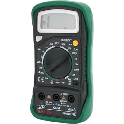 Цифровий мультиметр Mayilon MAS-830L, V, A, R (MAS-830L)