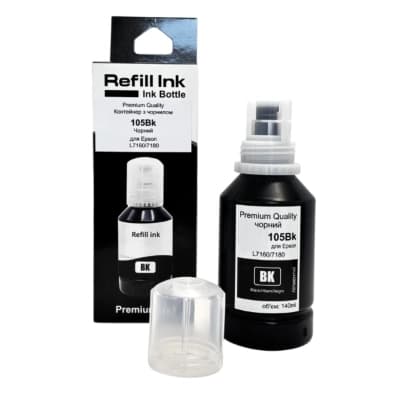 Чорнило Premium Quality Epson 105 140мл Black Pigment C13T00Q140, pigment (70264890)