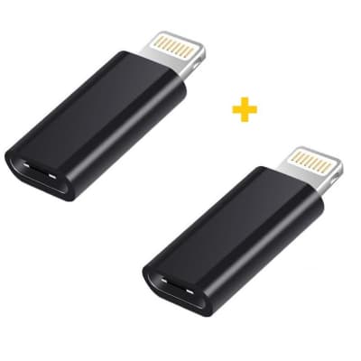 Перехідник USB-C F to Lightning M 2PCS black XoKo (XK-AC015-BK2)