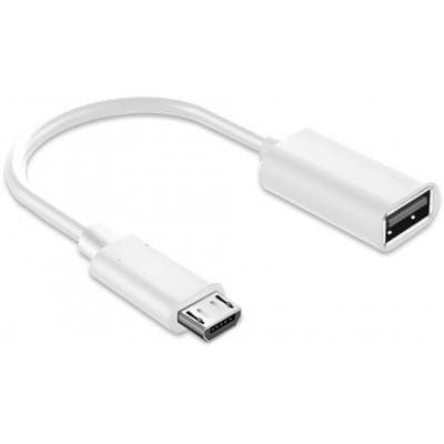 Перехідник OTG USB 2.0 AF to Micro 5P 0.1m white XoKo (XK-AC130-WH)