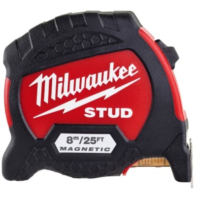 Рулетка Milwaukee STUD GEN II 8M(25ае)/33мм, футова (4932471629)