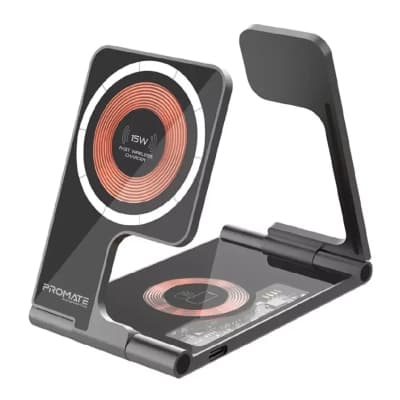 Зарядний пристрій Promate aurafold-trio