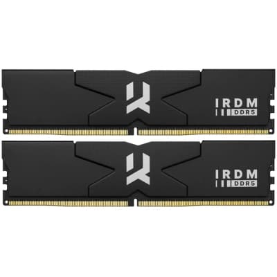 Модуль пам'яті для комп'ютера DDR5 32GB (2x16GB) 6000 MHz IRDM Black Goodram (IR-6000D564L36S/32GDC)
