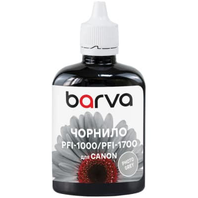 Чорнило Barva Canon PFI-1000/PFI-1700 100ml PGY, pigment (C1700-981)
