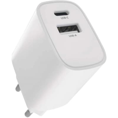 Зарядний пристрій EMOS V02B15 1xUSB-A + 1xUSB-C 15W GaN (V02B15)