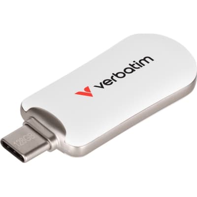 USB флеш накопичувач Verbatim 64GB Plectra White USB-C (30228)
