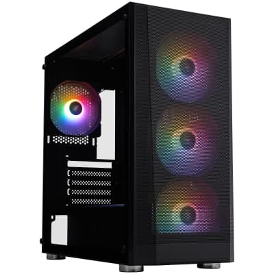 Корпус для ПК 1stPlayer FD5-M-BK-4F1