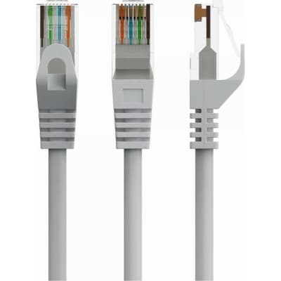 Патч-корд 10м UTP cat 6 CU gray Cablexpert (PP6U-CU-10M)