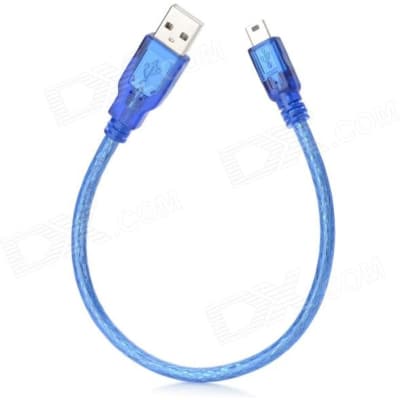Дата кабель USB 2.0 AM to Mini 5P 0.3m blue Ritar (YT-C/AM-0.3MnBl/10336)