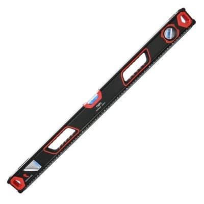 Рівень Deli з додатковим вікном, 3 капсули, 800мм (EDL290800K)