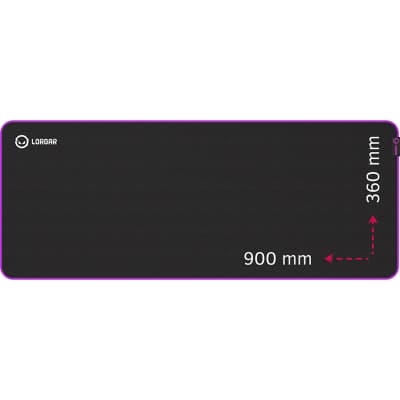 Килимок для мишки Lorgar Main 319 Black/Purple (LRG-GMP319)