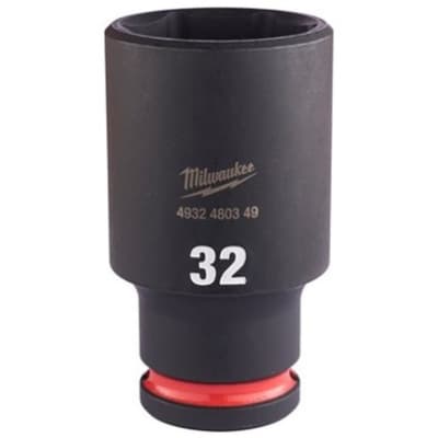 Торцева головка Milwaukee ShW 1/2" 32 мм, довга (4932480349)