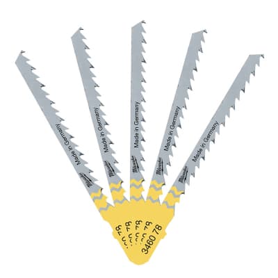 Полотно Milwaukee для електролобзика T244D 75мм/ крок зуба 4,0мм, 5шт (4932346078)