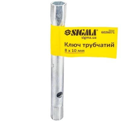 Ключ Sigma трубчастий 8x10мм (6026071)