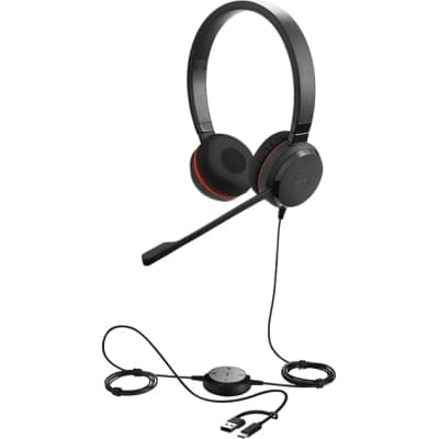 Навушники Jabra Evolve 30 II MS USB Type-C/Type-A Stereo Black (5399-823-369)