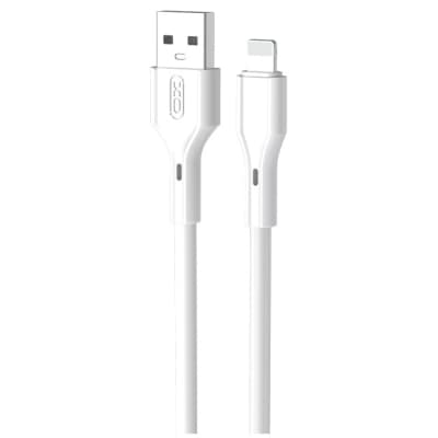 Дата кабель USB 2.0 AM to Lightning 1.0m Rock XO (NB230_L_White)