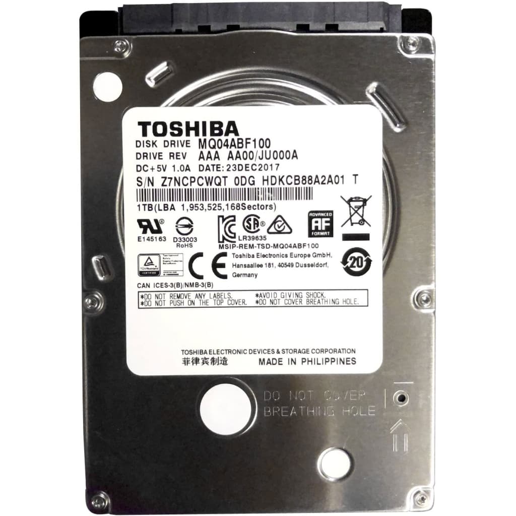 Жорсткий диск для ноутбука 2.5" 1TB Toshiba (MQ04ABF100)