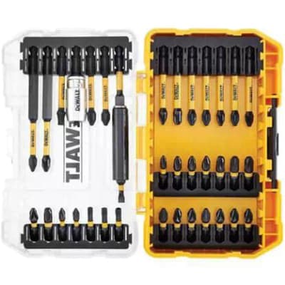 Набір біт DeWALT EXTREME FLEXTORQ, Phillips,Pozidriv, Torx, Pz1, L = 25, 57, 85 мм, 37 шт, кейс (DT70731T)