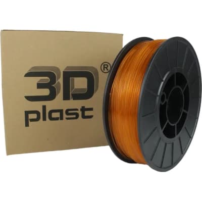 Пластик для 3D-принтера 3Dplast PETG 1.75мм, 0.85кг, transparent orange (3DPTG17508CNG)