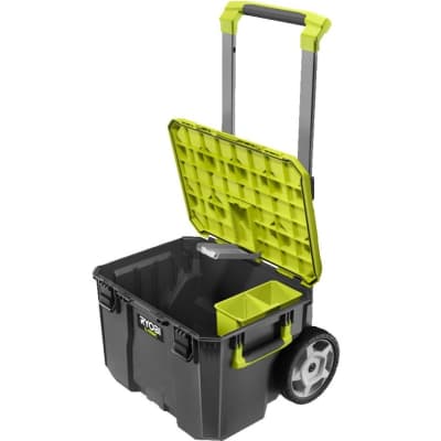 Ящик для інструментів Ryobi модульний Link RSL201, на коліщатках, телескопічне руків'я, 39х57х49.5см, пластик (5132006074)