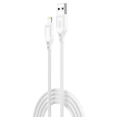 Дата кабель USB 2.0 AM to Lightning 1.0m braided Zebra XO (NB235_L_White)