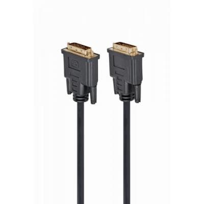 Кабель мультимедійний DVI M to DVI M 4.5m 24+1pin Cablexpert (CC-DVI2-BK-15)