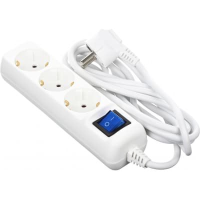 Мережевий подовжувач 2E 3xSchuko, 1.5м (2E-U03ESM1.5)