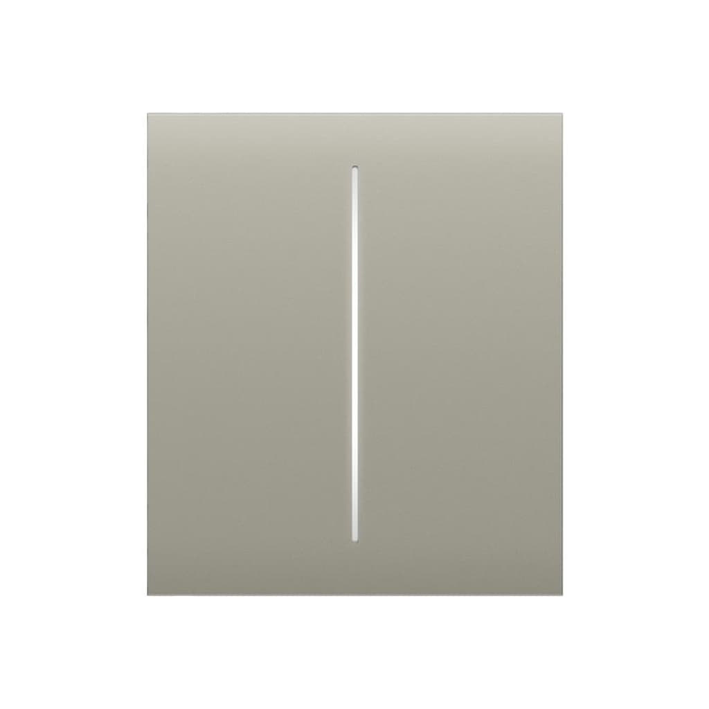 Накладна панель Ajax CenterButton 2-gang/olive