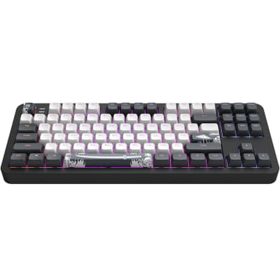 Клавіатура Dark Project ALU87 Bushido ABS RGB Mech G3MS Moonstone Black/White (DPKB_BUSHIDO_87_ANSI_UA)