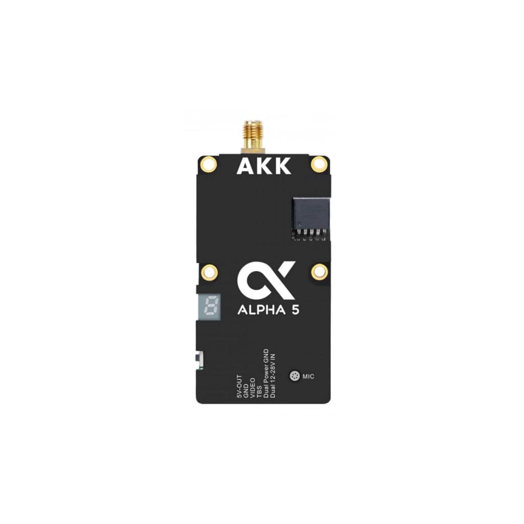 Відеопередавач (VTX) AKK Alpha 5W 5.8GHz 80CH (58G5VTX)